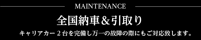 Maintenance＆After